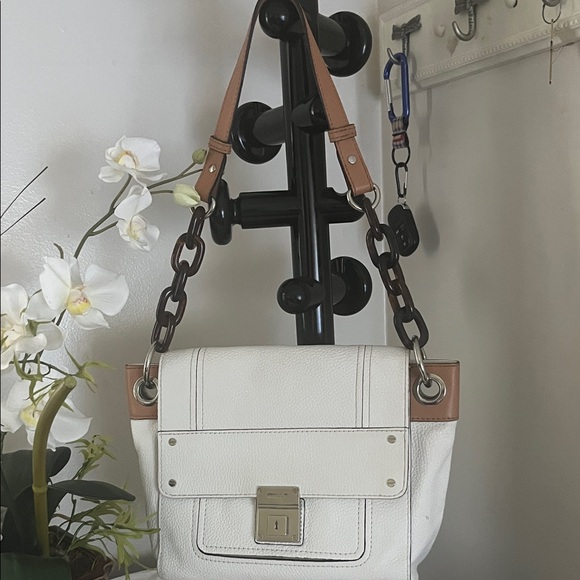 Milly White and Tan Women's Bag - Picture 1 of 12